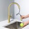 Kibi Fusion-T  Single Handle Pull Down Kitchen Sink Faucet - Brushed Gold KKF2018BG - alternate 8